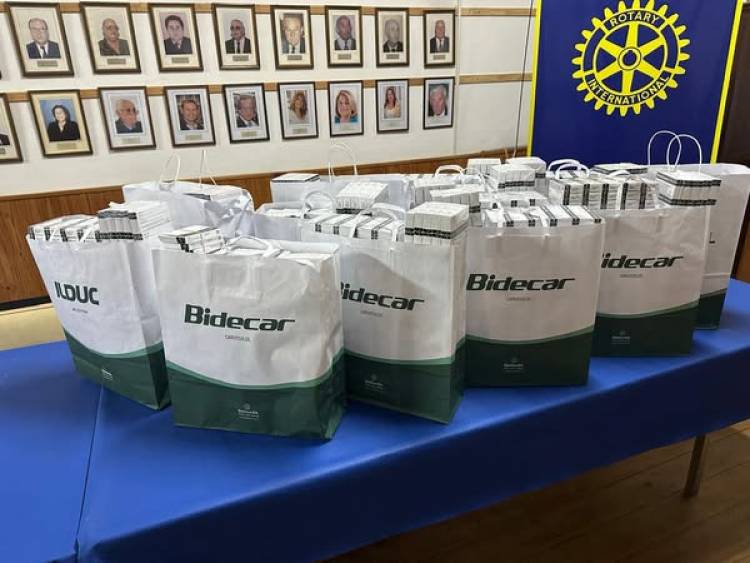 ROTARY CLUB RUFINO RECIBE DONACION DE MEDICAMENTOS