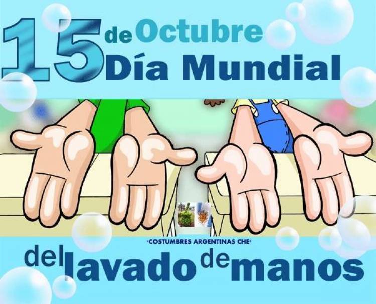 15 DE OCTUBRE: DIA INTERNACIONAL DEL LAVADO DE MANOS
