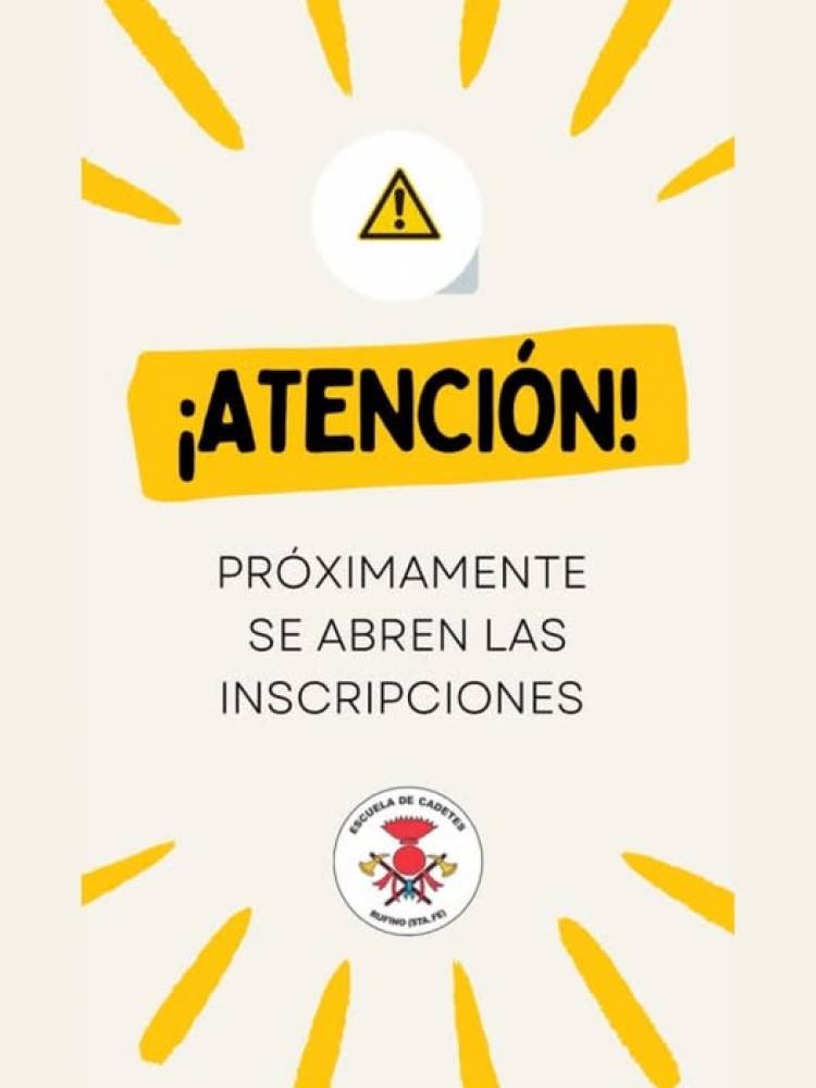 CADETES VOLUNTARIOS RUFINO:  ESTEN ATENTOS...!!!