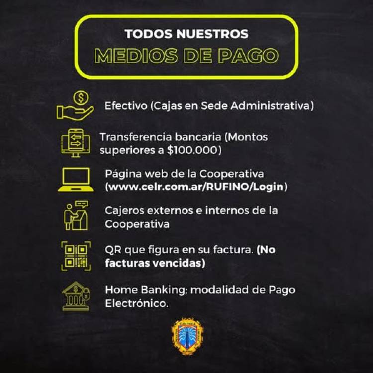 CELR: MEDIOS DE PAGO