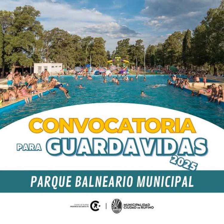 CONVOCATORIA PARA GUARDAVIDAS
