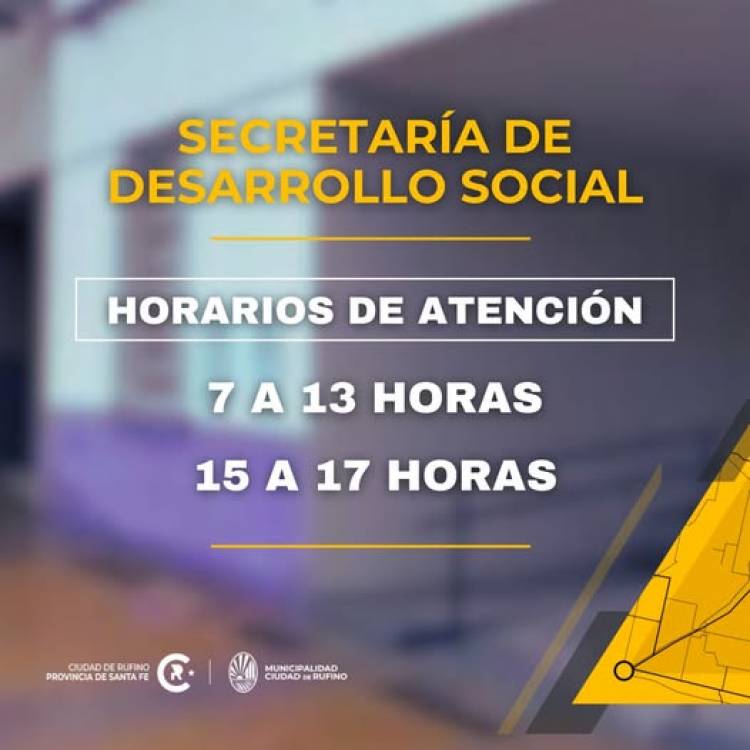 SECRETARIA DE DESARROLLO SOCIAL...ATENCION...!!!