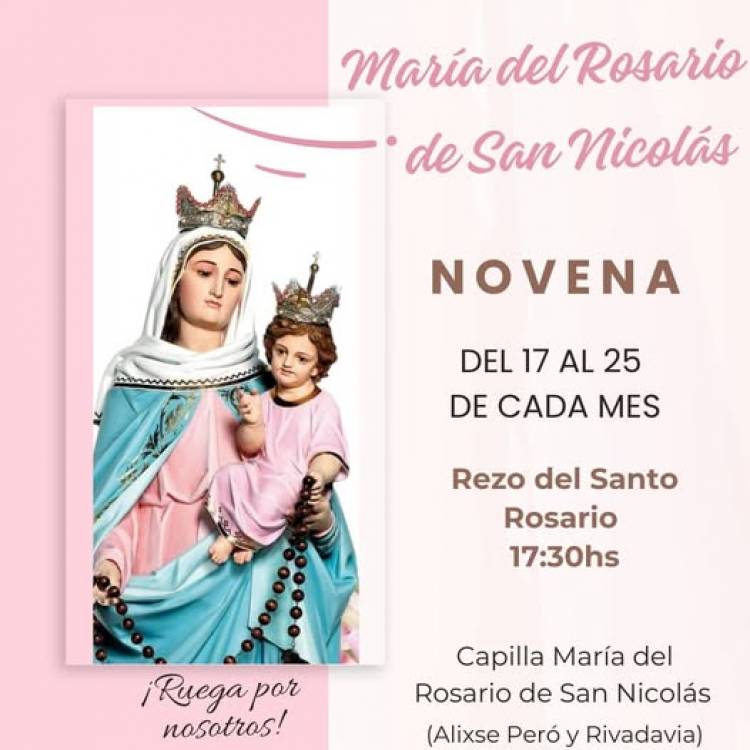 NOVENA VIRGEN ROSARIO DE SAN NICOLAS
