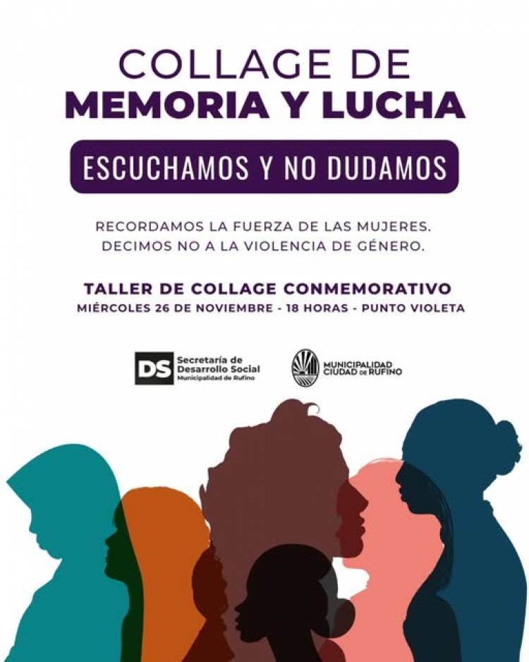 "ESCUCHAMOS Y NO DUDAMOS" TALLER DE COLLAGE CONMEMORATIVO