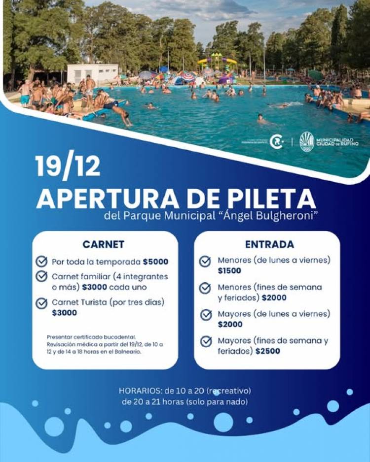 APERTURA PILETA