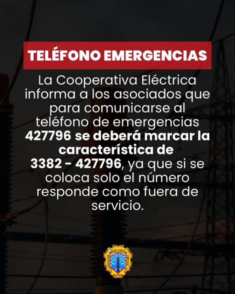 CELR: TELEFONOS EMERGENCIA