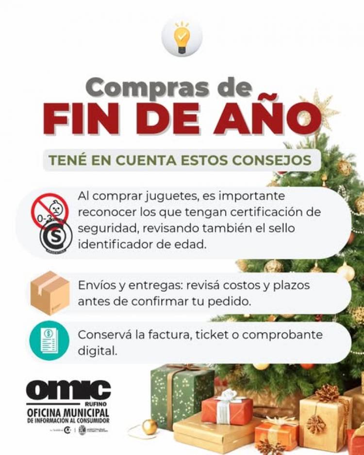 CONSEJOS PARA TENER EN CUENTA PARA TUS COMPRAS DE FIN DE AÑO