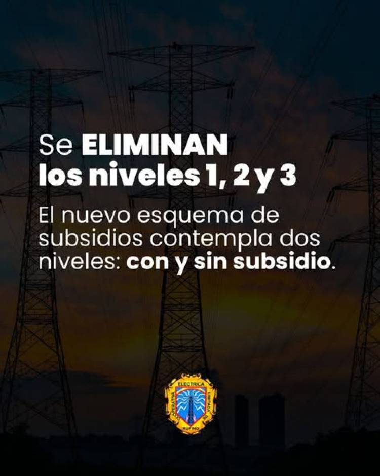 CELR: CAMBIARON LOS ESQUEMAS DE SUBSIDIOS A LA ENERGIA ELECTRICA