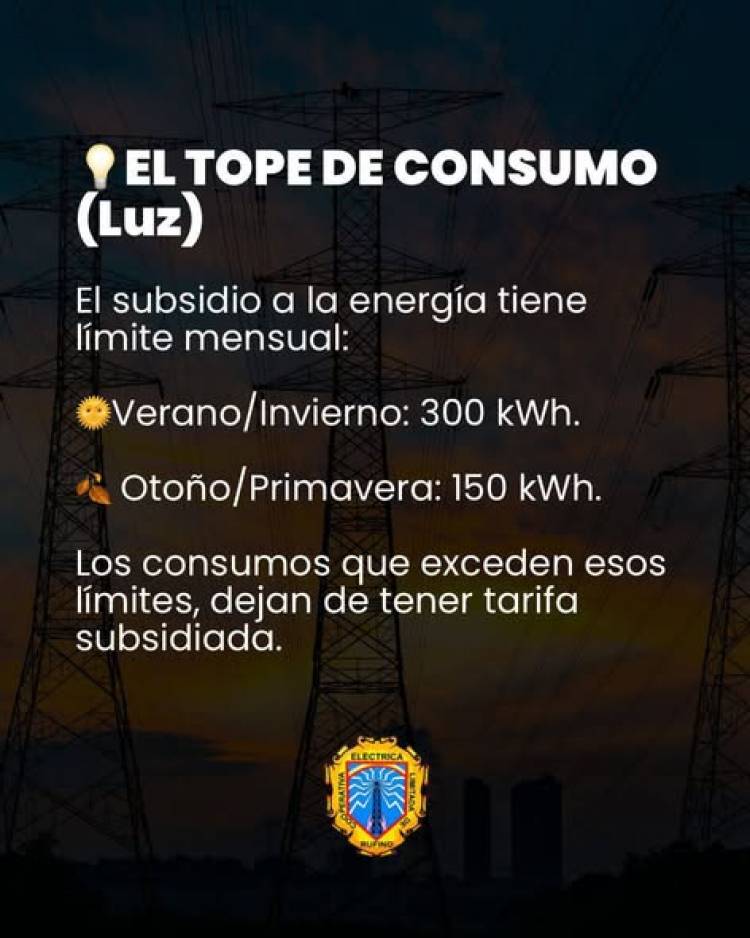 CELR: CAMBIARON LOS ESQUEMAS DE SUBSIDIOS A LA ENERGIA ELECTRICA