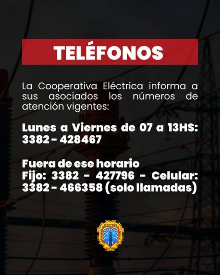 CELR; NUMEROS DE ATENCION VIGENTES