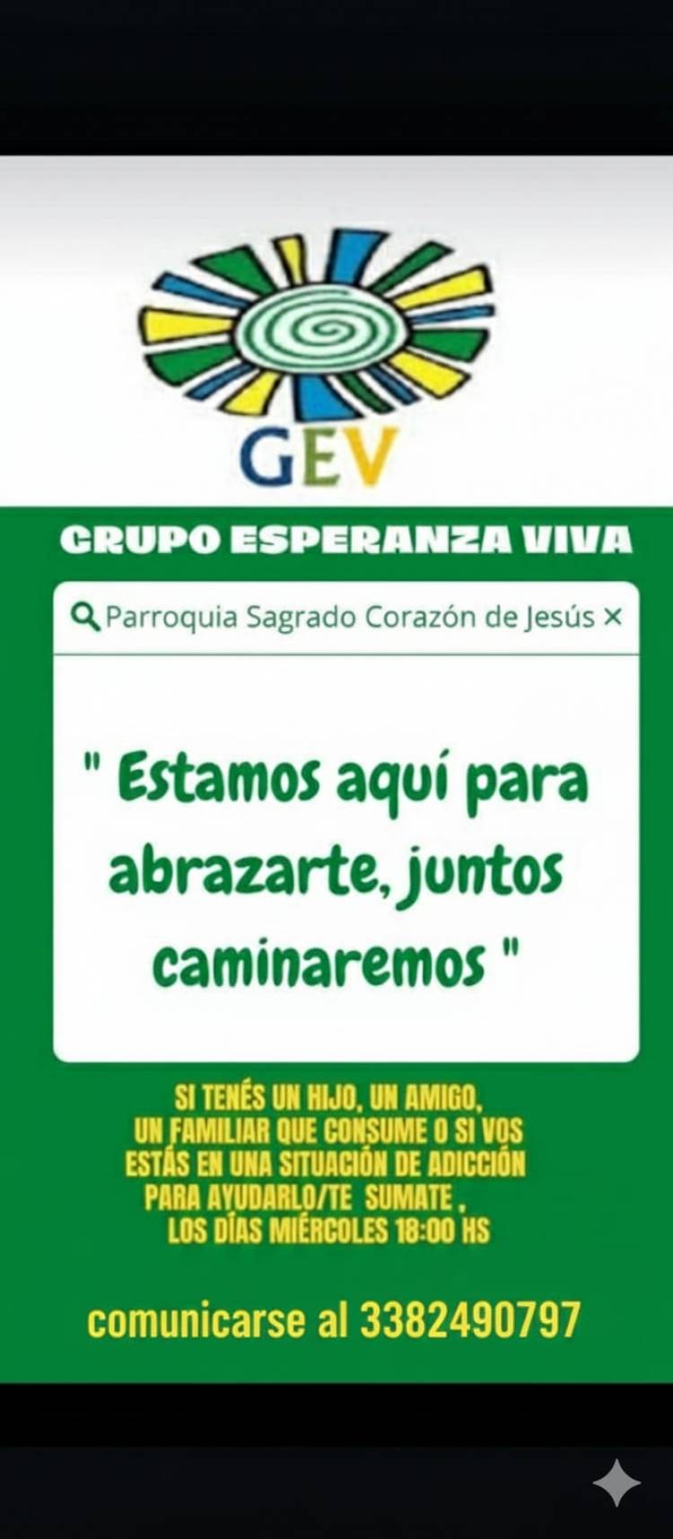 ESTA TARDE TE ESPERAMOS A LAS 18 HORAS