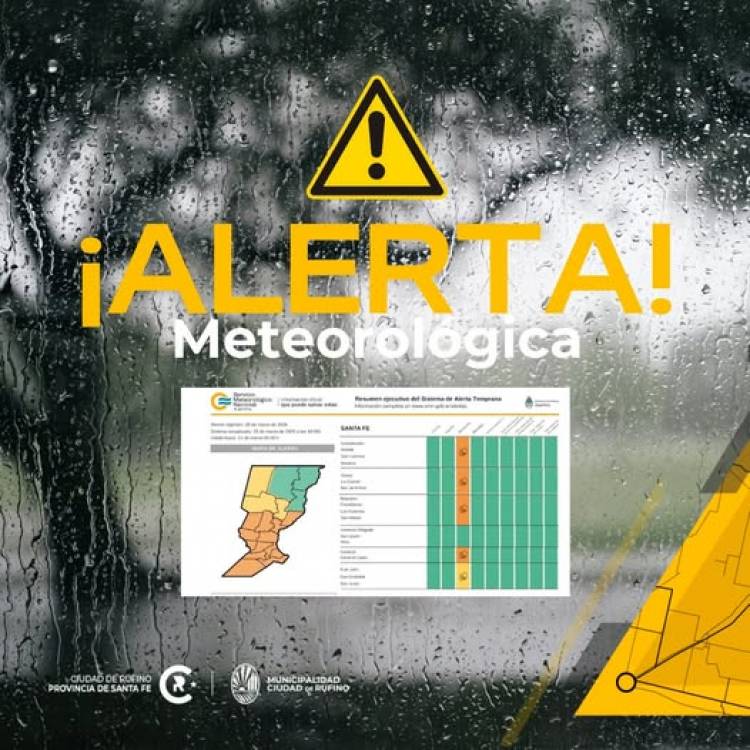 IMPORTANTE: ALERTA NARANJA