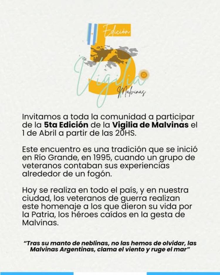VIGILIA DE MALVINAS