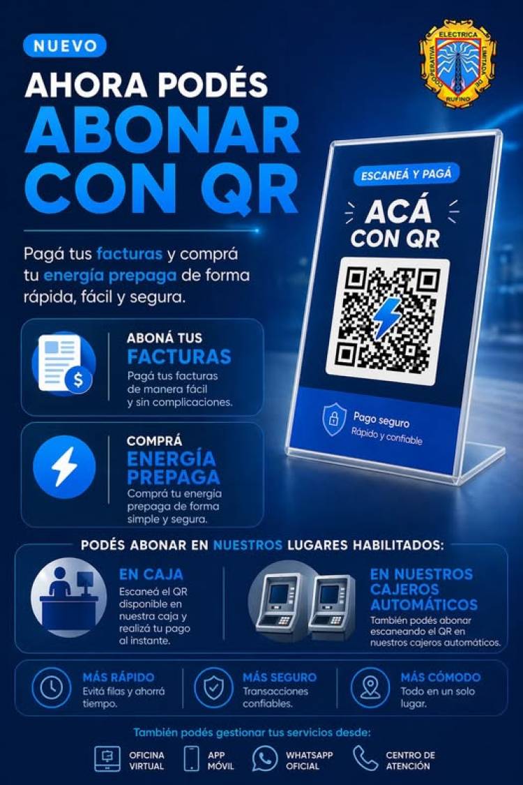CELR: AHORA PODES PAGAR CON QR