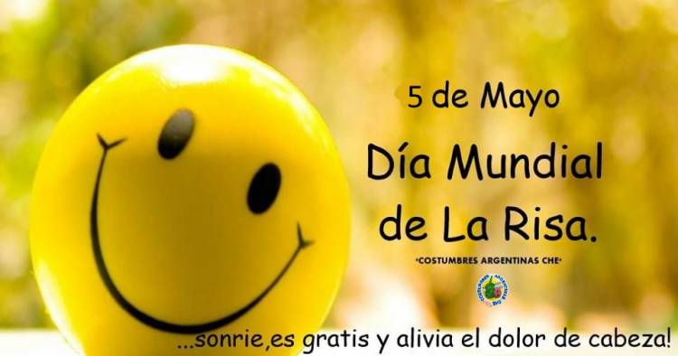 5 DE MAYO: DIA INTERNACIONAL DE LA RISA
