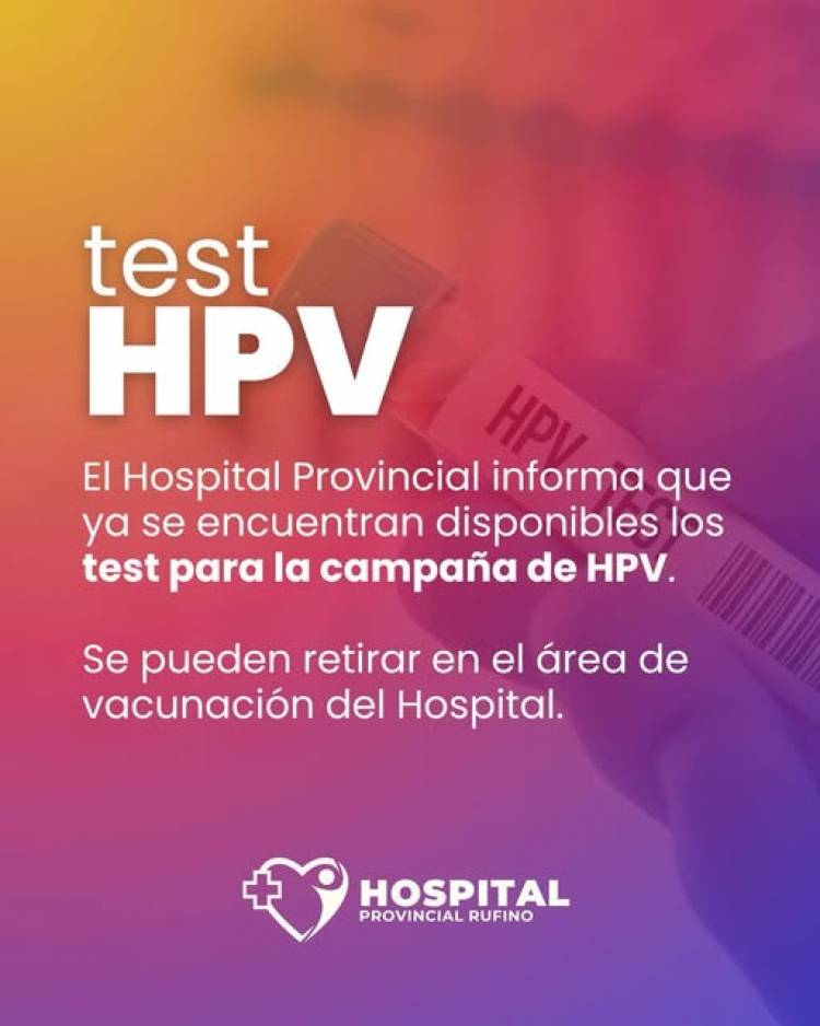 SAMCO RUFINO: TEST DISPONIBLES